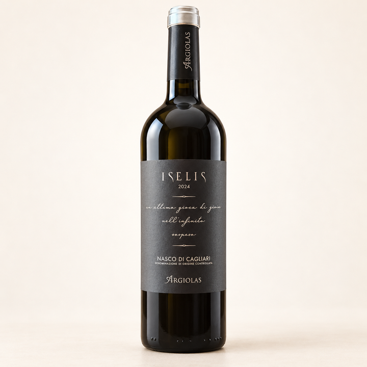 Argiolas · Iselis Bianco 2024 · Nasco di Cagliari DOC