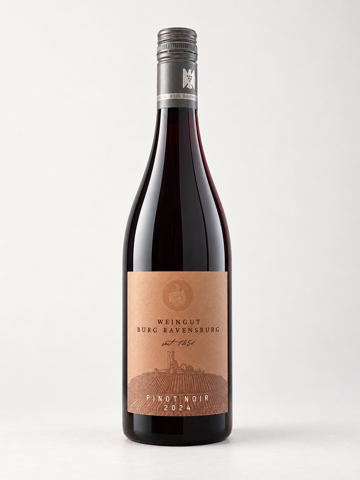 Burg Ravensburg Pinot Noir 2024 – Ansicht der Weinflasche
